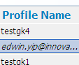 Profile name column